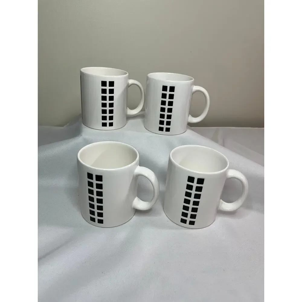 Waechtersbach Made in Spain Set of 4 Mugs 1980's Vintage